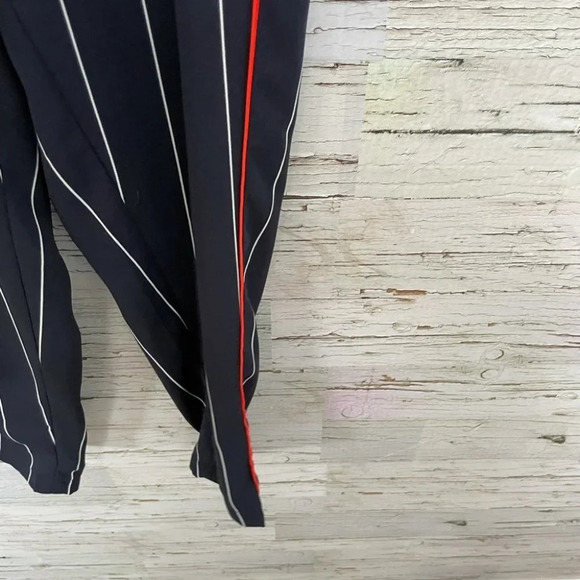 Ettitwe Anthropologie blue striped pants red xs - Picture 8 of 15